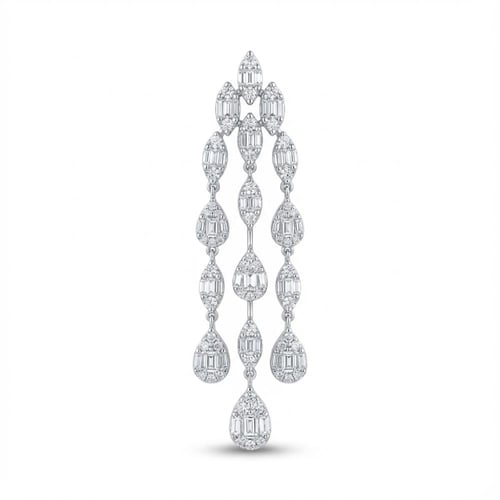 طقم ذهب ابيض و الماس