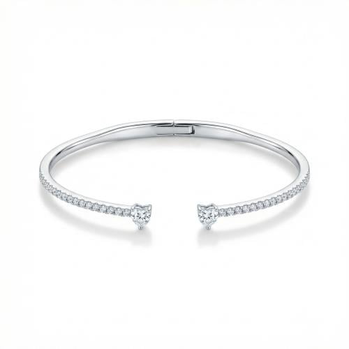 اسوارة الماس ذهب ابيض عيار 18