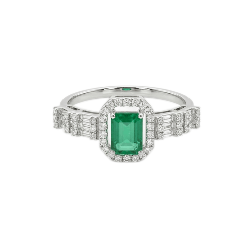 طقم ذهب ابيض والماس عيار18