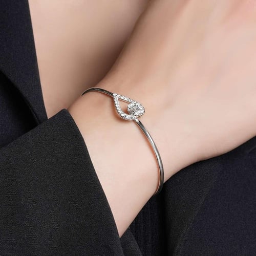 اساور ذهب ابيض والماس