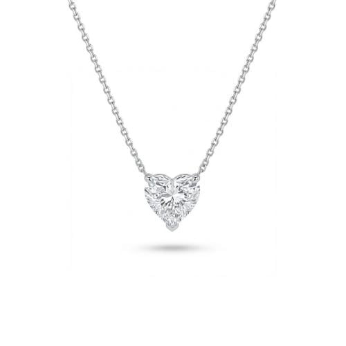 تعليقة الماس ذهب ابيض عيار18