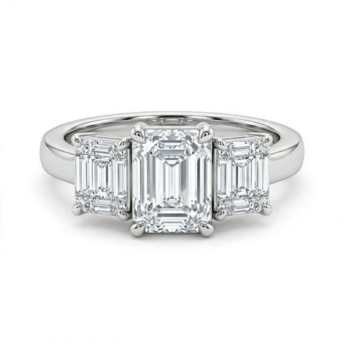 طقم ذهب ابيض والماس