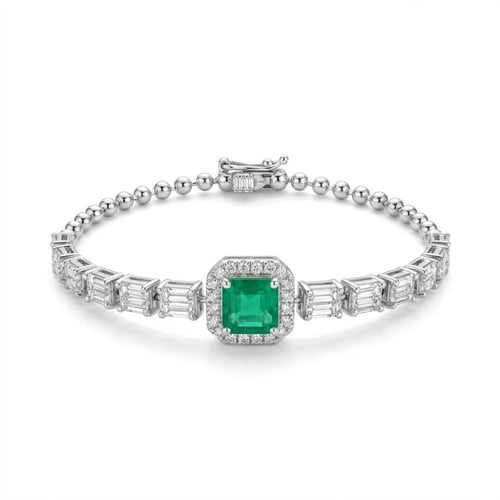 طقم ذهب ابيض والماس عيار18