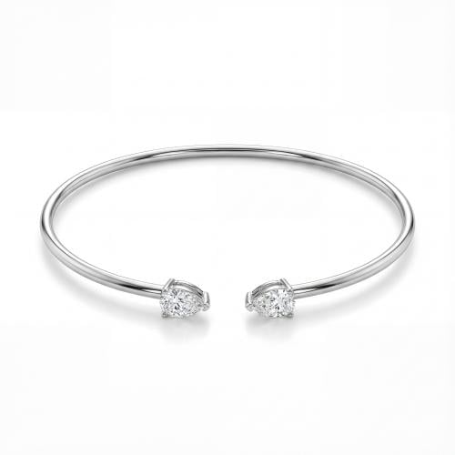 سواره ذهب ابيض وألماس عيار18