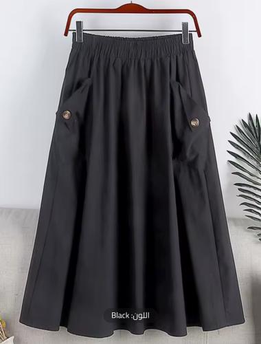 تنورة واسعه أنيقة ثلاث ألوان المقاس من ( Sحتى XL)