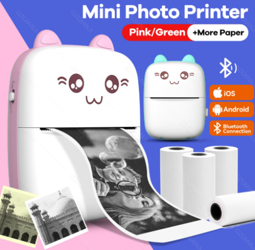 طابعة حرارية صغيرة محمولة