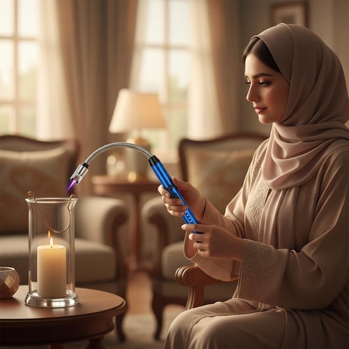 قدّاحة لهب إلكترونية حديثة قابلة لإعادة الشحن