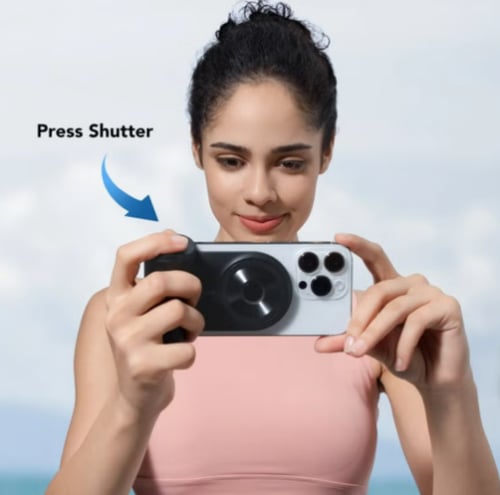 مقبض تصوير مغناطيسي + باور بنك لاسلكي