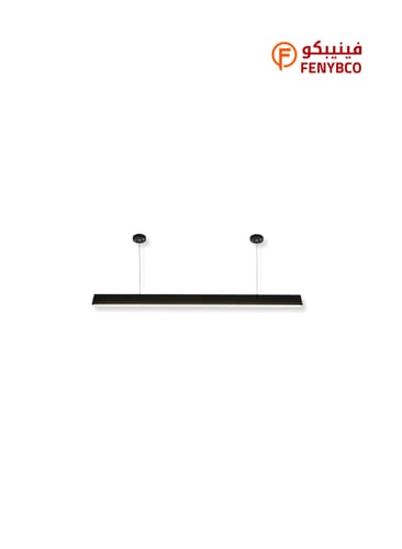 كشاف مسطرة بانل LED أسود بطول 120 سم – 50 واط | أل...