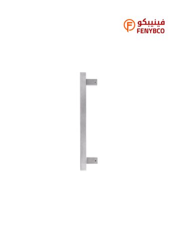 مسكة باب خارجية مربعة فضي – تصميم عصري بمقاسات متع...