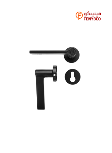 مقبض باب مفصول أسود موديل 1001 MBLACK