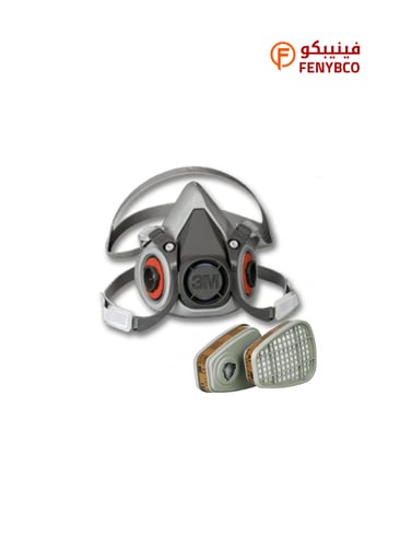 ماسك / قناع الغاز 3M 6200 مع الفلاتر