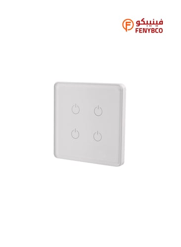 مفتاح ذكي رباعي تحكم عن بعد WiFi سهل الاستخدام يعم...