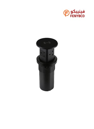 فيش مكتبي رباعي مع يو اس بي مع تايب سي مع شحن لاسل...