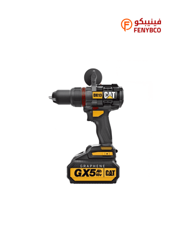 دريل بطارية 18 فولت 5 أمبير مع هامر – CAT DX13