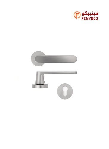 مقبض باب مفصول DA 9072 MSN فضي