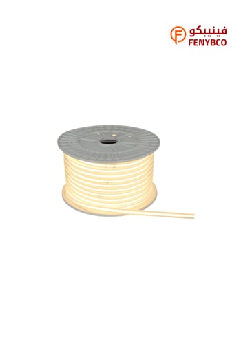 شريط زينة LED COB – لون أصفر | 288 شريحة/متر | كوب...