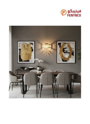 ابليك مودرن إنارة حائط مزدوجة بتصميم أنيق – لون ذه...