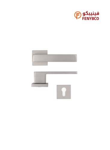 مقبض باب مفصول فضي مطفي BI-8000 MSN من الزنك – مقا...