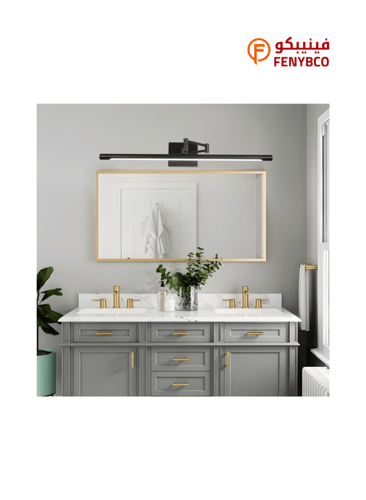 أبليك مودرن أسود – إضاءة LED ثلاثية 30 واط بطول 80...