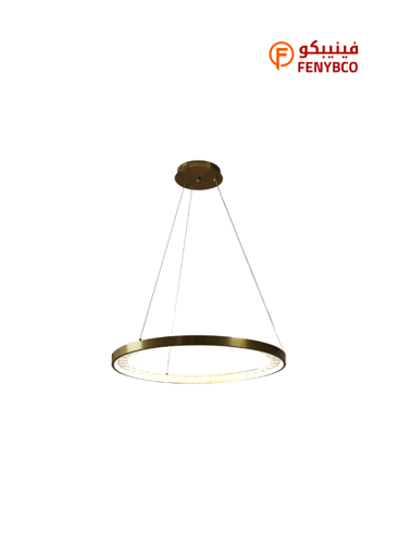 نجف مودرن زيتي لون الانارة 3اضاءات 42 واط قطر 600...