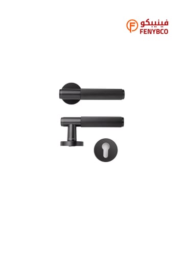 مقبض باب مفصول RX 1001 MSB رمادي