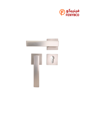 مقبض باب مفصول فضي موديل MSN/CP 1042