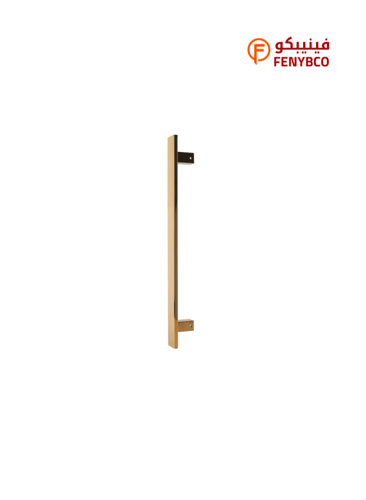 مسكة باب خارجية مبسطة ذهبي – تصميم عملي بمقاسات مت...