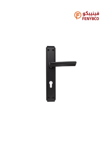 مسكة باب بليت H1054 أسود