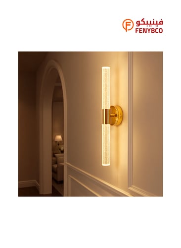 ابليك مودرن ذهبي – إضاءة ثلاثية الألوان (W5) – 48...