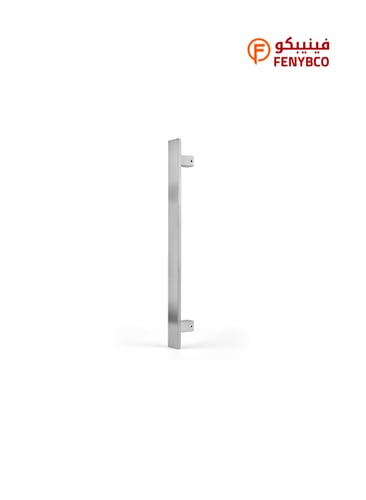 مسكة باب خارجية مبسطة فضي – تصميم عملي بمقاسات متع...