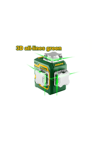 ميزان ليزر أخضر 3 خطوط 360 درجة (3D) ذاتي التسوية...