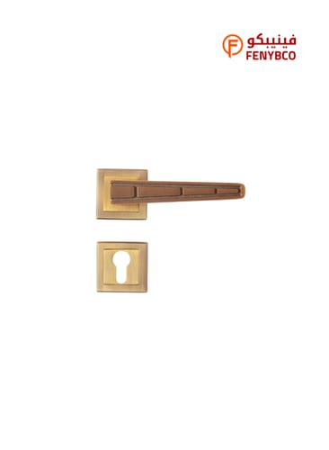 مقبض باب ثقيل H9375 لون كوفي – زنك وألمنيوم