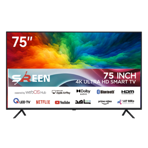 تلفزيون 75 بوصة سرين سمارت QLED UHD 4K WEBOS - SRE...
