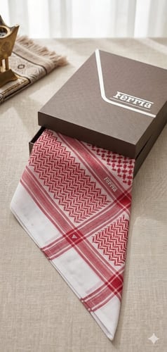 شماغ هاشتاغ فيرما احمر AT2666R