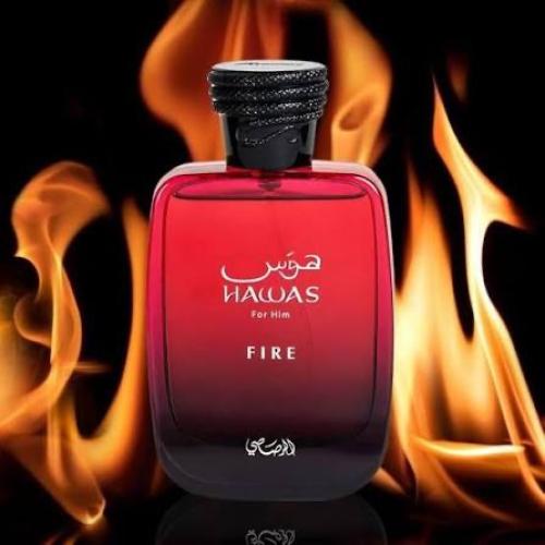 عطر هوس فاير رصاصي Hawas Fire Rasasi للجنسين 100مل