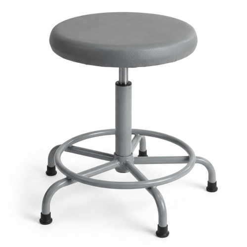 A laboratory chair, swivel, without back
