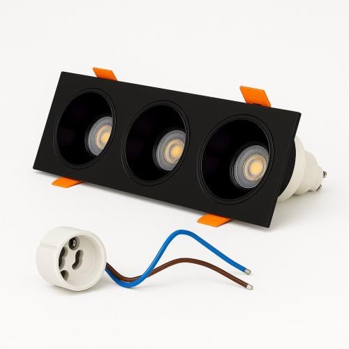 Animated frame with anti-glare three (black + glos...