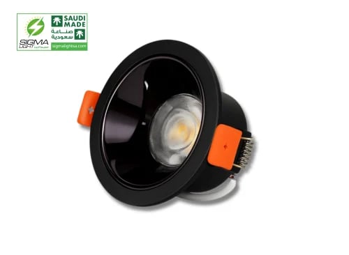 Downlight flashlight 7 watt glare-proof | Black +...