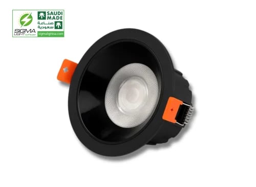 Downlight flashlight 10 watt glare-proof | Black +...