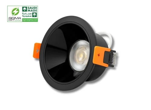 Downlight flashlight 7 watt glare-proof | Black +...