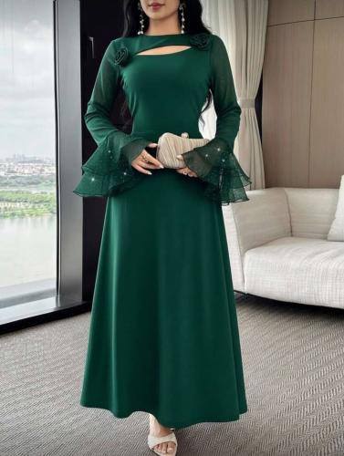 فستان "زمردة الراقية" - أناقة كلاسيكية بلمسة عصرية