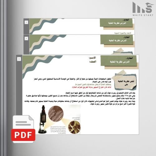 ‎مطوية نظرية الخلية