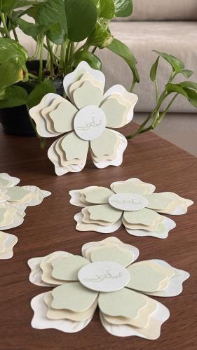 3D flower stand, 6 pieces