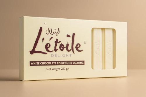 شوكولاتة بلوك كمباوند أبيض 250 جرام