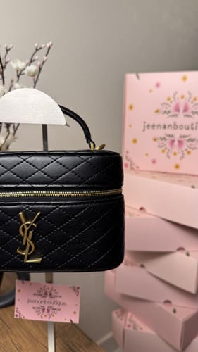 شنطة يد سان لوران ميني أسود
