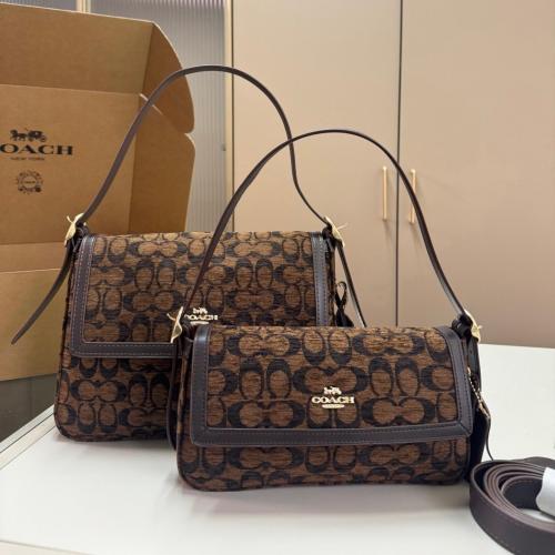 شنطة كتف كوتش بني