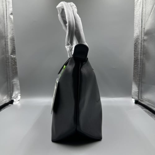 شنطة لونج شامب جلد أسود