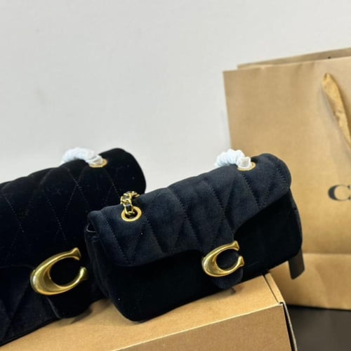 شنطة كتف كوتش مقاس صغير مخملي