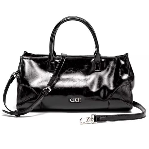 شنطة يد سي اتش جلد أسود